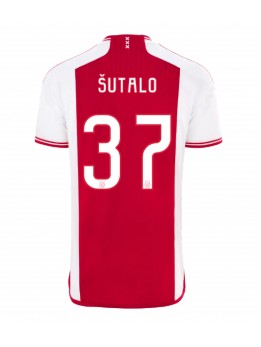 Ajax Josip Sutalo #37 Replika Hemmakläder 2023-24 Kortärmad